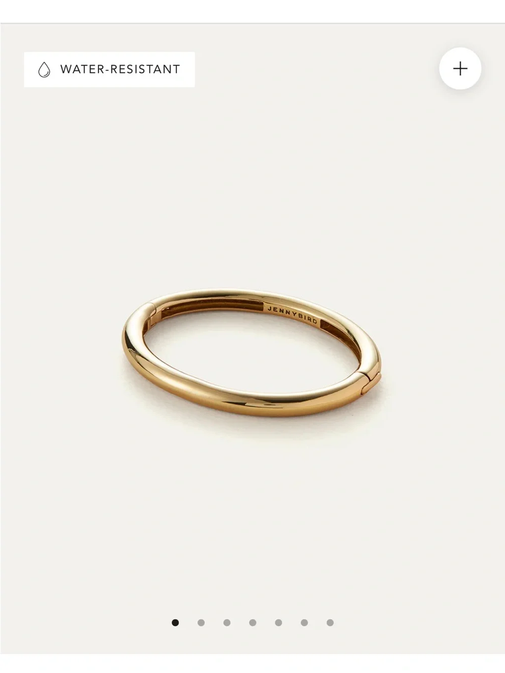 Jenny Bird Gold Gia Bangle Bracelet